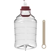 Balão inquebrável 25 L com asa e torneira ['balão inquebrável', ' balão PET', ' balão leve', ' balão para vinho', ' balão com torneira', ' balão com torneira de saída', ' balão enológico', ' balão de plástico', ' balão para fermentação', ' fermentador PET']