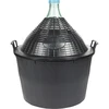 Balão para vinho 34 L com cesto de plástico - 6 