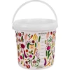 Balde alimentar com tampa 10 L - motivo de legumes - 5 