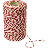 Barbante alimentar branco e vermelho em algodão (240°C) 55 m ['fio para enchidos', ' fio para carnes', ' barbante de charcutaria', ' barbante para enchidos', ' fio para atar carnes', ' cordel de talho', ' para assar', ' para fumagem', ' para salmoura (cura)', ' para escaldar/cozer', ' para atar enchidos e fiambres']