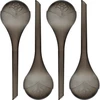 Bolas de rega para plantas, pretas transparentes, 400 ml, 4 unidades - 7 