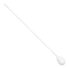 Colher plástica branca 70 cm - 6 