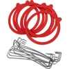 CONJUNTO: MOLAS DE FECHO + VEDANTES WECK Ø110 MM - 10 UN - 3 