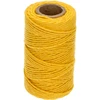 Cordel de algodão amarelo 2 mm/55 m/100 g ['cordel de algodão', ' cordão de algodão', ' cordel para plantas delicadas', ' cordel natural', ' cordel ecológico', ' cordel para macramé', ' cordel para atar', ' cordel para artesanato', ' cordão de aperto', ' cordel amarelo', ' cordão amarelo']