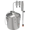 Destilador hawkSTILL 1.0 CONVEX 30 L - 2 Thumpers ['destilador Browin', ' destiladores modulares', ' destilador com thumpers', ' destilador modular', ' thumpers para destilador', ' destilado límpido', ' conjunto de destilação', ' tampa abaulada', ' tampa tipo Convex', ' cuba de destilação com tampa', ' conjunto para destilação', ' conjunto de destilação expansível', ' destilação em diferentes fontes de calor']