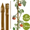 Estaca de aço revestida em forma de bambu, 180 cm x 11 mm - 6 