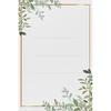 Etiquetas autocolantes 60 x 90 mm para garrafas, frascos e presentes, motivo floral - 20 unidades - 13 