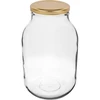 Frasco 3 L - 1 unid., tampa dourada (fi 100) ['frasco', ' frasco de vidro', ' pote de vidro', ' frasco com tampa', ' frasco com tampa dourada', ' frasco fi 100', ' frasco com tampa fi 100', ' frasco para picles', ' frasco para pepinos', ' frasco para conservas', ' frasco para licores', ' frasco para infusões', ' 3 L']