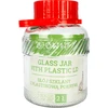Frasco de 2 L com tampa plástica ['frasco grande', ' boião grande', ' frasco de vidro grande', ' frasco para conservas', ' para fermentação', ' para lactofermentação', ' para picles', ' para pepinos', ' para couve fermentada', ' frasco industrial', ' frasco com pinça', ' pinça para pepinos']