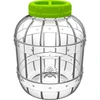 Frasco inquebrável, multifuncional, 5 L ['frascos para conservas', ' frasco', ' frasco para pepinos em conserva', ' para licores', ' frasco 5 L', ' frasco com certificação alimentar', ' frasco inquebrável', ' frasco universal', ' frasco multifuncional', ' frasco para conservas', ' frasco de plástico', ' frasco PET']