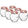 Frasco TO Ânfora 580 ml com tampa colorida fi82/6 — 6 unid. - 8 