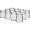 Frasco twist-off 212 ml, fi 66 - 12 unidades ['frasco de vidro 200 ml', ' frasco 212 ml', ' frasquinhos de vidro', ' frascos pequenos', ' frascos com tampas', ' frasquinhos de vidro', ' frascos para conservas', ' frasquinhos para compota', ' tampas com decoração de frutas', ' frasco para especiarias', ' frasco para compotas']