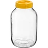 Frasco twist-off 4 L e tampa plástica Ø 100 mm com pega ['frasco', ' frasco de vidro', ' frasco de vidro com tampa', ' frasco com tampa de rosca', ' frasco para fermentar pepinos', ' frasco para pepinos', ' frasco para licores caseiros', ' frasco para macerações', ' frasco com pega', ' tampa com pega', ' frasco prático', ' frasco com pega na tampa', ' frasco bonito', ' que frasco comprar']