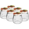 Frasco twist-off 500 ml "Ânfora Invertida" com tampa colorida fi 82/6, 6 unidades ['frasco', ' frasco ânfora', ' frasco 500 ml', ' conjunto de frascos', ' frascos de vidro', ' frasco para conservas', ' frascos para cosméticos', ' frascos 6 unidades', ' frasco de vidro', ' frascos para compotas', ' frascos para confituras', ' frascos para marmeladas', ' frascos para conservas de carne', ' tampas para frascos']