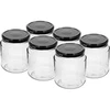 Frasco twist-off, "barrigudinho" 580 ml com tampa preta fi 82/6, 6 un. ['frascos', ' frasco', ' conjunto de frascos', ' recipientes', ' recipientes de vidro', ' frascos para armazenamento', ' frascos de cozinha', ' frascos de vidro', ' frascos com tampa metálica', ' frascos para armazenar alimentos', ' frascos para conservas', ' frascos para ervas aromáticas', ' frascos para café', ' frascos para chá', ' frascos próprios para máquina de lavar loiça', ' frasco de vidro', ' frasco com tampa', ' conjunto de frascos', ' frascos para compotas', ' frasco barrigudinho', ' barrigudinho']