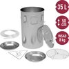 Fumador doméstico em panela, 35 L, para fogão a gás ['fumador em panela', ' fumador para fogão', ' fumagem a gás', ' método de fumagem de carnes', ' fumagem de enchidos', ' fumagem de peixe', ' fumagem de queijos', ' fumagem em casa', ' fumagem sem fumo', ' salmão fumado', ' frango fumado', ' carpa fumada', ' fumador doméstico', ' fumagem em casa', ' fumador em panela 35 L', ' fumador em panela grande', ' fumador alto', ' fumador moderno', ' que fumador comprar']
