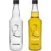 Garrafa 500 ml com tampa de rosca, impressão «Cytrynówka», 1 unidade ['garrafa para licor artesanal', ' garrafa para água', ' garrafa com impressão', ' garrafa de vidro', ' garrafa para licor', ' licor de limão', ' receita de licor de limão', ' licor de limão caseiro', ' garrafa para bebidas alcoólicas', ' garrafa decorativa', ' garrafas para vodka', ' garrafas para aguardente caseira', ' garrafa de vidro 500 ml', ' garrafas para casamento']