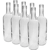 Garrafa Branca para Vinho 0,75 L - embalagem com 8 unidades ['garrafa 750 ml', ' garrafa para vinho', ' garrafa branca', ' garrafas para vinho', ' garrafas de vinho', ' garrafa de vidro', ' garrafa com rolha', ' garrafas com rolha', ' garrafas 0', '7 L']