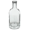 Garrafa Miss Barku 700 ml com tampa de rosca, 1 unidade ['garrafa para bebidas alcoólicas', ' garrafas decorativas para álcool', ' garrafa de vidro para álcool', ' garrafas para aguardente caseira para casamento', ' garrafa para licor', ' garrafas decorativas para licores']