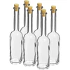 Garrafa para licor 100 ml - conjunto de 6 unidades + 6 rolhas - 6 
