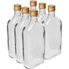 Garrafa tipo cantil 500 ml com tampa de rosca, 6 unidades - 3 