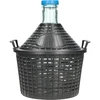 Garrafão para vinho 5 L com cesto de plástico - 12 