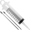 Injetor para carnes 100 ml + 2 agulhas ['charcutaria artesanal', ' para carnes', ' injetor para carnes', ' agulhas de aço inoxidável', ' agulha de injeção', ' para carne', ' para cura em salmoura', ' cura insuficiente', ' manchas acinzentadas nas carnes curadas']