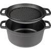 Panela de ferro fundido com frigideira, 3,5 L - 9 