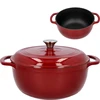 Panela de ferro fundido esmaltada - bordeaux, 5,8L - 6 