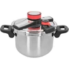 Panela de pressão em aço inoxidável, 6 L ['panela de pressão de 6 L', ' panela de pressão', ' cozinhar na panela de pressão', ' panela em aço inoxidável', ' panela de pressão para todos os tipos de fogão', ' pratos de panela de pressão', ' refeições saudáveis', ' para oferecer', ' cozinha moderna', ' indispensável na cozinha', ' cozinha profissional', ' cozinha rápida e saudável', ' vantagens da panela de pressão', ' panela de 6 litros']