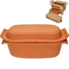 Panela Romana de Barro 2,5 L ['panela romana de barro', ' assar sem gordura', ' cozinhar a vapor', ' para carne', ' para pão', ' para peixe', ' para vegetarianos', ' pratos de uma só panela', ' pratos para crianças', ' pratos dietéticos', ' para cozer pão', ' panela de argila', ' panela de barro', ' ideia de prenda', ' para terrinas', ' para patê', ' forma de bolo inglês']
