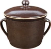 Pote de grés 1,8 L simples com tampa - 6 