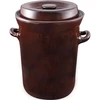 Pote de grés 15 L para fermentação com selo de água e tampa - 2 