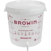Recipiente de fermentação 30 L, branco com impressão, torneira e 2 borbulhadores - j.EN - 13 
