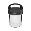 Recipiente de vidro de 350 ml, com tampa para pendurar ['recipiente de vidro', ' recipiente', ' recipiente de vidro com tampa de rosca', ' recipiente de vidro para pendurar', ' tampa com pega', ' recipiente para pendurar', ' recipiente para especiarias', ' recipiente para produtos secos', ' frasco 350 ml']