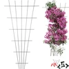 Suporte para plantas - treliça de jardim afunilada 150 x 75 cm - 6 