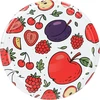 Tampa com estampado - padrão Frutas, Ø 82/6, 10 un. - 13 