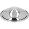 Tampa Convex 30 L para recipiente de aço ['tampa para destilador', ' tampa Convex', ' tampa inox para destilador 30 L', ' tampa com orifício para a coluna do destilador', ' tampa de aço', ' equipamento de destilação', ' peças para destiladores', ' tampa em cúpula', ' destilação perfeita', ' destilação profissional', ' o melhor para destiladores', ' destilador de 30 litros', ' tampa inox para destilador']