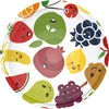Tampa fi 66/4 com estampado de frutas - 10 unid. ['tampas', ' tampas de rosca', ' tampa de rosca', ' tampa para frasco', ' tampas para frascos', ' tampas para frascos decorativas', ' tampas para frascos com clique', ' tampas twist-off', ' tampas TO', ' tampas fi 66', ' tampas fi 66/4', ' fi 66', ' fi 66/4', ' Ø 66', ' tampas para compotas', ' tampas para conservas']