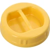 Tampa TO Ø 100 mm amarela, em plástico, com pega, para frascos de vidro - 9 