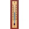 Termómetro de ambiente com escala dourada (-10°C a +50°C), 12 cm ['termómetro de interior', ' termómetro de ambiente', ' termómetro para interiores', ' termómetro doméstico', ' termómetro', ' termómetro de madeira para interior', ' termómetro com escala legível', ' termómetro para pendurar', ' termómetro tradicional']