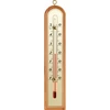 Termómetro de interior com escala dourada (-10°C a +50°C) 22 cm, sortido - 5 
