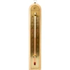 Termómetro de interior com escala dourada (-10°C a +60°C) 28 cm, sortido - 3 