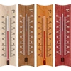 Termómetro de interior em madeira (-20 a +50°C), 15 cm, sortido - 11 