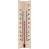 Termómetro de interior em madeira (-20 a +50°C), castanho-claro, 15 cm - 12 