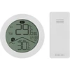 Termómetro eletrónico da marca Soens - com sensor externo, redondo branco - 6 