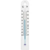 Termómetro universal (-30 a +50 °C), 17 cm, branco ['termómetro', ' termómetro universal', ' termómetro de plástico', ' termómetro com escala legível', ' termómetro com dupla escala em °C e °F', ' termómetro para ambientes com elevada humidade', ' termómetro exterior até -30 °C', ' termómetro resistente à humidade', ' termómetro branco', ' termómetro robusto']