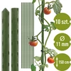 Tutores de jardim Bioogród – aço revestido, 1,5 m, diâmetro 11 mm, 10 unidades - 3 