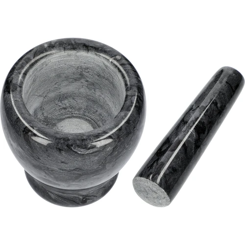 Almofariz de cozinha em mármore, preto, Ø 10,5 cm - 6