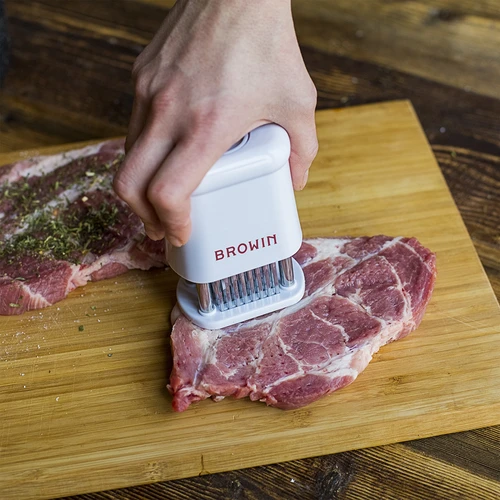 Amaciador de carne com agulhas e bloqueio de segurança - 12